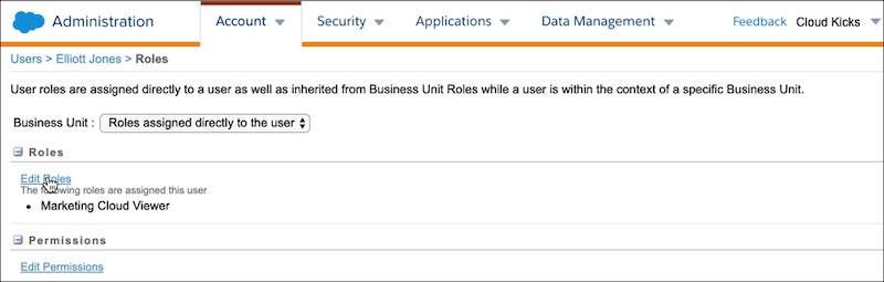 Salesforce advertising studio: setup page